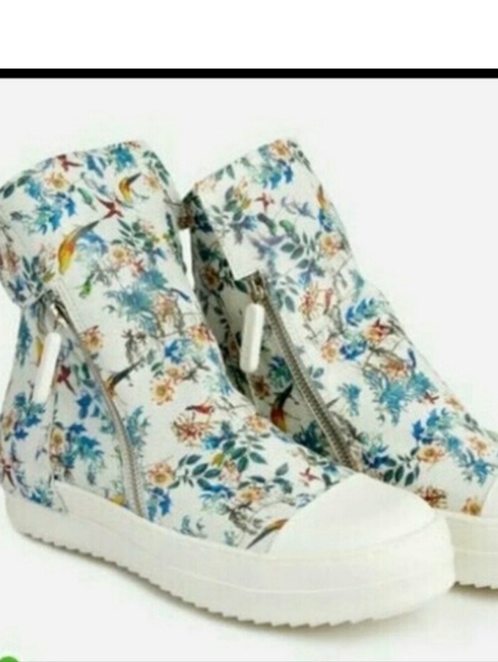 Johnny Was Feather Friends Hi-too Sz 40